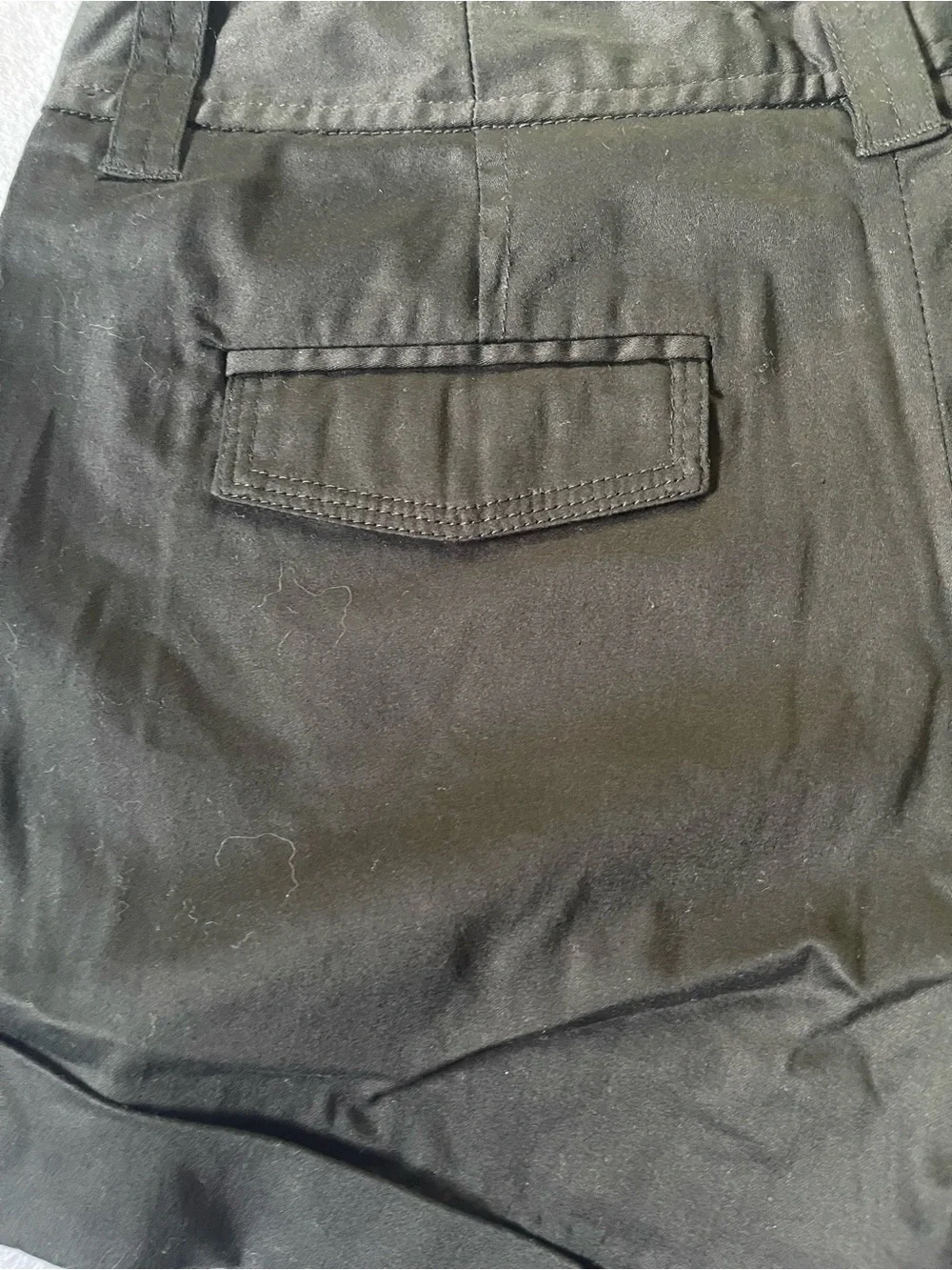 Cambridge Dry Goods Black Cuffed Women's Shorts